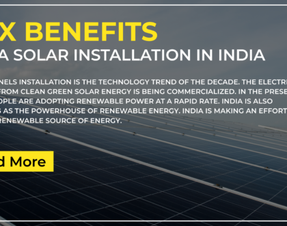 Know Tax Benefits on a Solar Panel Installation in India!