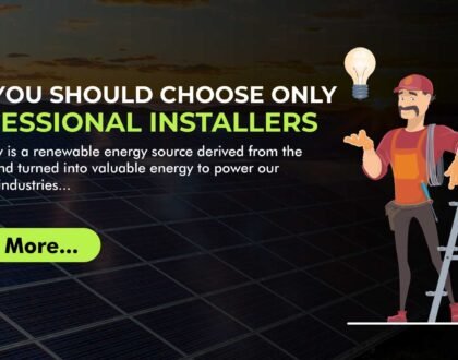 Solar installation company in Mumbai – Why You Should Choose Only Professional installers.