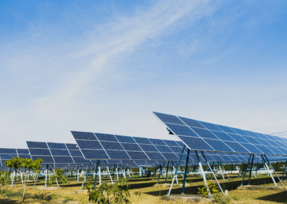 Industrial solar power plant supporting India’s renewable energy goals