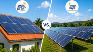 Rooftop vs Ground-Mounted Solar for Industry
