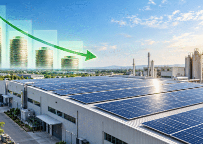 how solar reduces electricity bill for factories